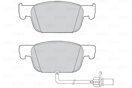 A_Гальмівні колодки дискові AUDI A4 Allroad/A4 Avant/A5/S5 "1,4-3,0 "F "15>> Valeo 302320