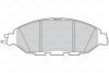 Гальмівні колодки дискові INFINITI/NISSAN Jx/Pathfinder/Murano/QX60 &quot;2,5-3,5 &quot;F &quot;12&gt;&gt; Valeo 302321 (фото 1)