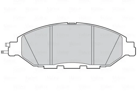 Гальмівні колодки дискові INFINITI/NISSAN Jx/Pathfinder/Murano/QX60 "2,5-3,5 "F "12>> Valeo 302321