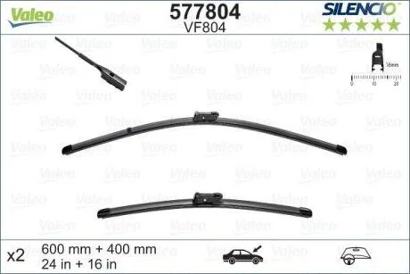 Щітка склоочисника Valeo 577804