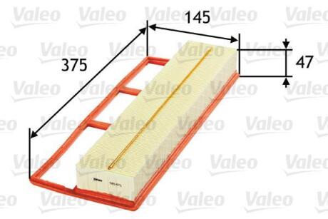 Фільтр повітряний ALFA ROMEO/FIAT/FORD/OPEL/SAAB Mito/Doblo/KA/Combo/9-3 "1,2-2,2 "98>> Valeo 585075