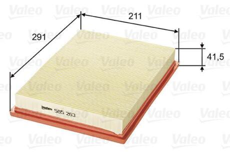 Фільтр повітряний JEEP Cherokee/Commander/Grand Cherokee "2,5-6,1 "01>> Valeo 585263
