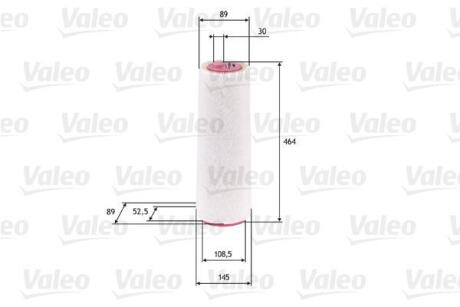 Фільтр повітряний ALPINA/BMW/LAND ROVER D10/5/Range Rover "2,5-4,4 "98-14 Valeo 585625