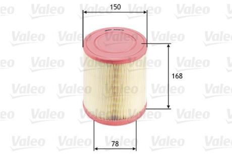 Фільтр повітряний AUDI A6 "2,0 "04-11 Valeo 585676