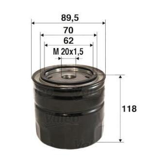 Фільтр масляний CITROEN/FORD/LDV/PEUGEOT Jumper/Scorpio/400/Boxer "2,3-3,0 "78-04 Valeo 586035