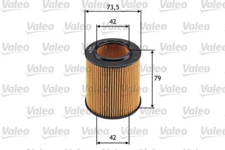 Фільтр масляний ALPINA/BMW B3/3 "2,0-4,4 "04-18 Valeo 586566