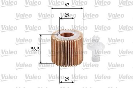 Фільтр масляний DAIHATSU/SUBARU/TOYOTA Sirion/Justy/Auris "1,0-1,5 "05>> Valeo 586583
