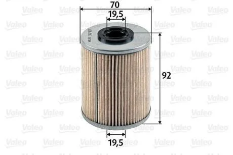 Фільтр паливний CITROEN/MITSUBISHI/SUZUKI/VOLVO XM/Carisma/Grand Vitara/S40 "1,9-3,0 "89>> Valeo 587907