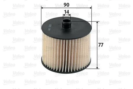 Фільтр паливний CITROEN/FIAT/FORD/PEUGEOT/VOLVO C4/Scudo/Focus/Expert/C30 "2,0 "03>> Valeo 587915