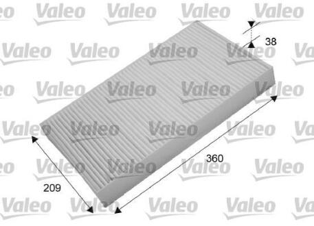 Фільтр салону MB Viano/Vito "2,1-3,7 "03>> Valeo 698871