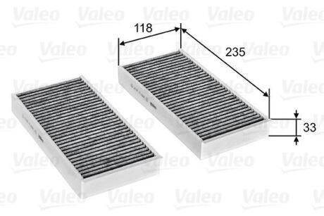 Фільтр салону BMW/MINI 2/Cooper "0,0-2,0 "13>> Valeo 715811