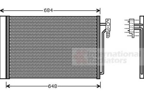 Конденсор кондиціонера RANGE ROVER ALL 02- Van Wezel 02005182