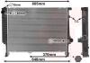 Радіатор охолодження двигуна BMW 3 E36 325 TDS AT 93+ Van Wezel 06002167 (фото 1)