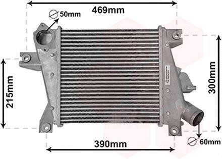 Інтеркулер NISSAN X-TRAIL (2001) 2.2 DCI Van Wezel 13014700