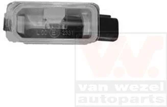 Ліхтар підсвітки номерного знаку FORD Van Wezel 1881920