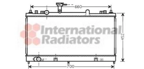 Радіатор охолодження двигуна MAZDA 6 18/20/23 MT 02- Van Wezel 27002162
