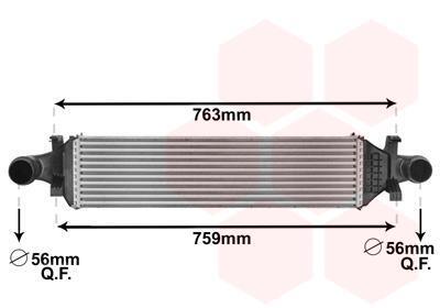 Інтеркулер MERCEDES-BENZ A-Series 1.5D 12- Van Wezel 30004659