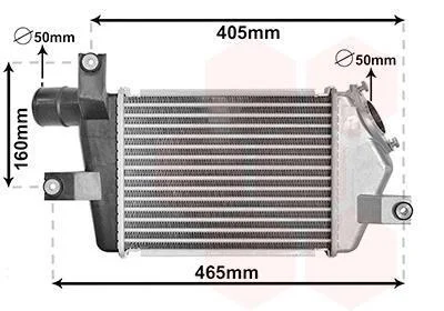 Інтеркулер MITSUBISHI L200/ PAJERO 07+ Van Wezel 32014702