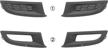 Решітка бампера пер. лів. VW POLO 09-15 (Equipart) Van Wezel 5829593