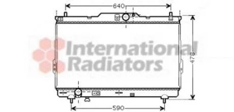 Радіатор Van Wezel 82002113