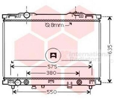Радіатор охолодження SORENTO 24i/35i AT 02-04 Van Wezel 83002057