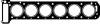 A_Прокладка ГБЦ OPEL Omega A 2,6-3,0 -94 VICTOR REINZ 612467520 (фото 1)