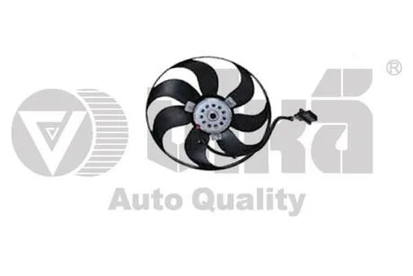 Вентилятор радіатора 250W Skoda Fabia (00-04, 05-10), Roomster (06-10) / VW Polo (00-10) / Seat Iibiza (02-05, 06-10) Vika 99590017601
