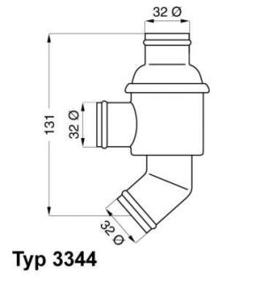 A_Термостат BMW 3 5 E30 E12 E28 WAHLER 334480