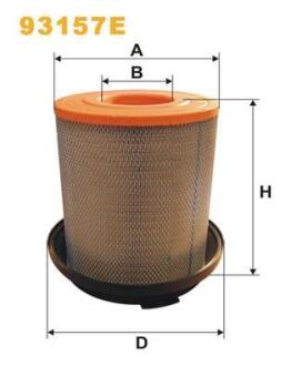 Фільтр повітряний WIX WIX WIX FILTERS 93157E