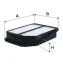 Фільтр повітряний SUZUKI GRAND VITARA 05- (WIX-FILTERS) WIX FILTERS WA9577 (фото 1)