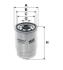 Фільтр паливний DUCATO, IVECO (WIX-Filtron) WIX FILTERS WF8042 (фото 1)
