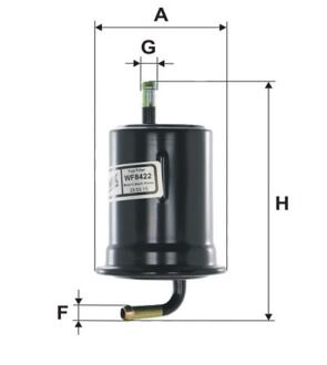 Фільтр палив. /PM912/4 (WIX-FILTERS) WIX FILTERS WF8422