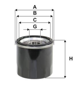 Фільтр масляний двигуна RENAULT CLIO II /OP642/2 (WIX-FILTERS) WIX FILTERS WL7204