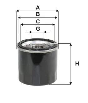 Фільтр масляний двигуна RENAULT CLIO II /OP642/2 (WIX-FILTERS) WIX FILTERS WL7204