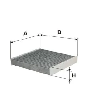 Фільтр салону RENAULT LOGAN II, MCV II, CAPTUR 13- вугільний (WIX-FILTERS) WIX FILTERS WP2111