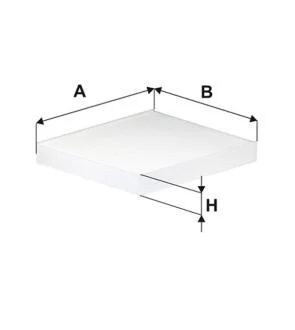Фільтр салону GAZELLE NEXT (А21R23.8119200) (WIX-FILTERS) WIX FILTERS WP2148