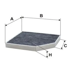 Фільтр салону вугільний (WIX-FILTERS) WIX FILTERS WP9329
