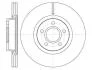 Диск гальмівний передній (кратно 2) (Remsa) Ford Kuga I II / Focus II III / Connect II / RR Evogue (D6711.10) WOKING D671110 (фото 1)