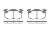 Колодки гальмівні диск. задн. (Remsa) Renault Megane I, Peugeot 306 (P0443.50) WOKING P044350 (фото 1)