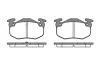 Колодки гальмівні диск. задн. (Remsa) Renault Megane I, Peugeot 306 (P0443.50) WOKING P044350 (фото 1)