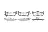 Колодки гальмівні диск. задн. (Remsa) Jeep Commander 3.0 05-10,Jeep Commander 3.7 05-10 (P10063.10) WOKING P1006310 (фото 1)
