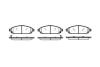 Колодки гальмівні диск. перед. (Remsa) Jeep Grand Cherokee 05>10 (P10733.02) WOKING P1073302 (фото 1)