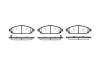 Колодки гальмівні диск. перед. (Remsa) Jeep Grand Cherokee 05>10 (P10733.02) WOKING P1073302 (фото 1)