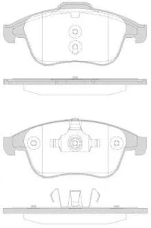 Колодки гальмівні диск. перед. (Remsa) Renault Scenic III Grand Scenic III Megane III 2,0TCe (P12503.30) WOKING P1250330