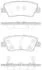 Колодки гальмівні диск. задн. (Remsa) Hyundai Elantra 1.6 10-,Hyundai Elantra 1.8 10- (P12623.42) WOKING P1262342 (фото 1)