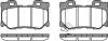 Колодки гальмівні диск. задн. (Remsa) Infiniti Fx 3.0 08-,Infiniti Fx 3.5 02-08 (P12653.01) WOKING P1265301 (фото 1)