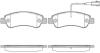 Колодки гальмівні диск. задн. (Remsa) Citroen Jumper 2.0 06-,Citroen Jumper 2.2 06- (P13383.02) WOKING P1338302 (фото 1)