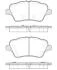 Колодки гальмівні диск. перед. (Remsa) Ford B-max 1.0 12-,Ford B-max 1.4 12-,Ford B-max 1.5 12- (P14143.00) WOKING P1414300 (фото 1)