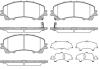 Колодки гальмівні диск. перед. (Remsa) Nissan X-Trail (14-), Infiniti Q50 (13-) (P15073.12) WOKING P1507312 (фото 1)