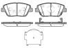 Колодки гальмівні диск. перед. (Remsa) Hyundai Nf v 2.0 05-10,Kia Optima 1.7 10- (P15233.02) WOKING P1523302 (фото 1)